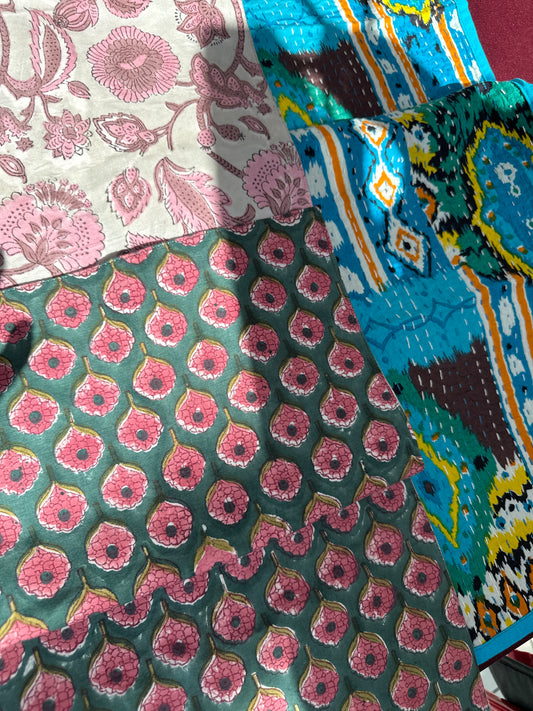 Beautiful Table Runners made of Jute and Ilkal fabric