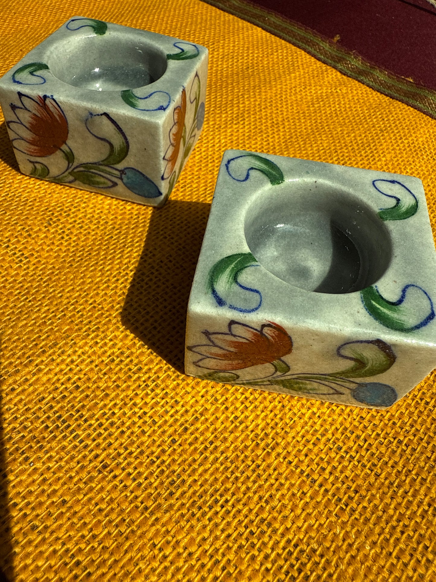 Tea lights - Khurjah pottery