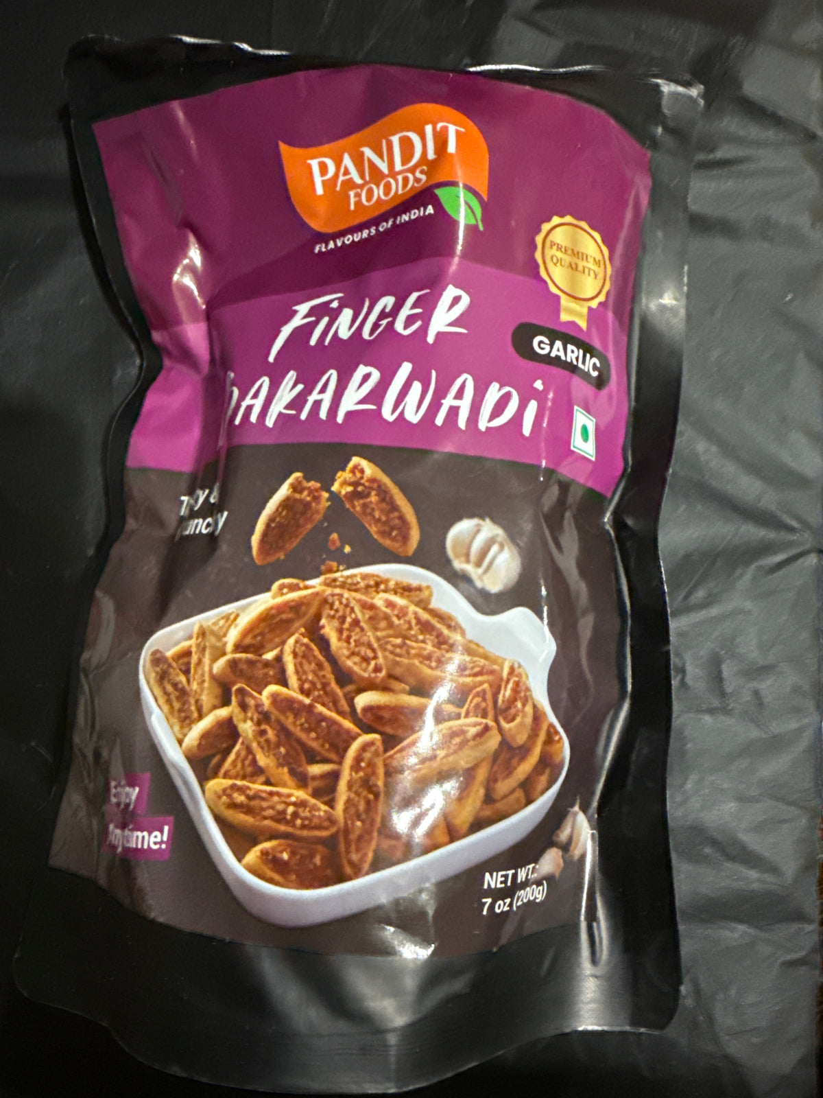 PANDIT FOODS FINGER Bakarwadi Garlic - 200GM