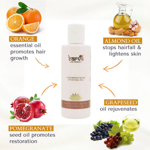 Barva Almond Pomegranate Body Oil, Barva Skin Therapie