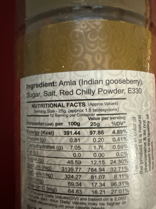 NUTRAMLA CHUNDA/ CHUTNEY