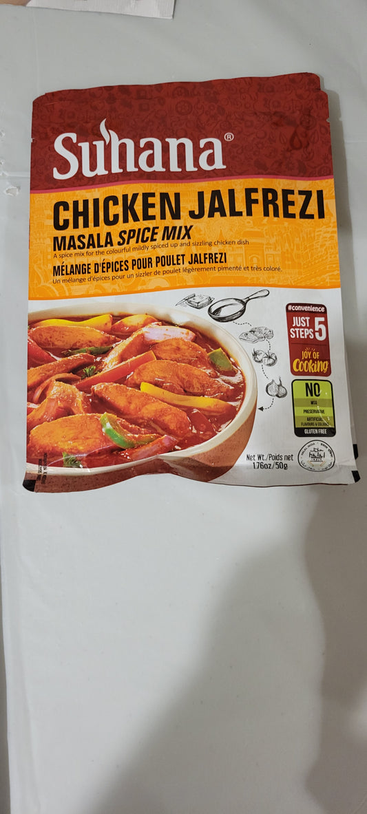 Suhana Chicken Jalfrezi Masala Spice Mix