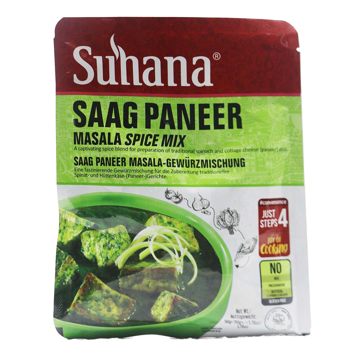 Suhana Saag Paneer Masala Spice Mix
