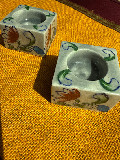 Tea lights - Khurjah pottery