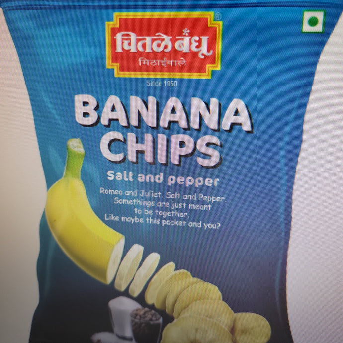 CHITALE BANDHU SALT AND PEPPER BANANA CHIPS