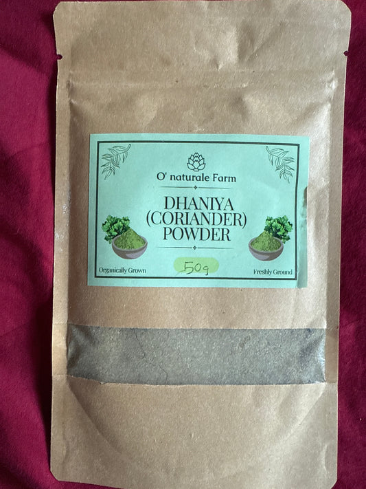 O’Naturale pure organic Coriander Powder - 50 gms