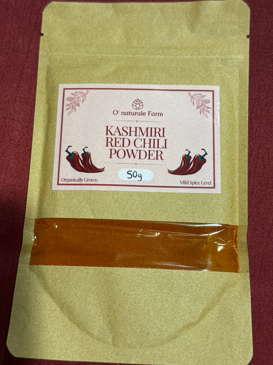 O’Naturale  Kashmiri Red Chilli Powder 50 gms