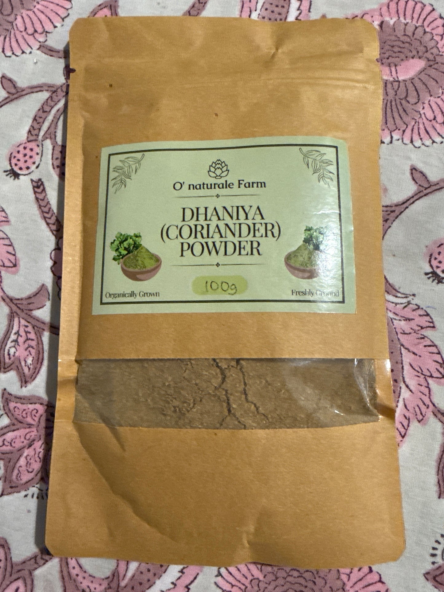 O’Naturale pure organic Coriander Powder - 100 gms