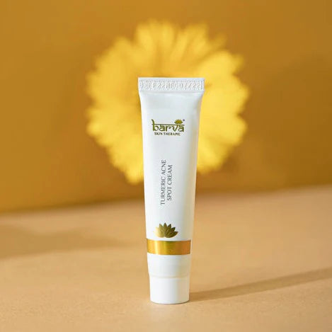 Barva Turmeric Acne Spot Cream | treatment for acne scars, pimples on face,Made with turmeric, neem, shatavari & cica | known to reduce dark spots & imperfections & clear skin