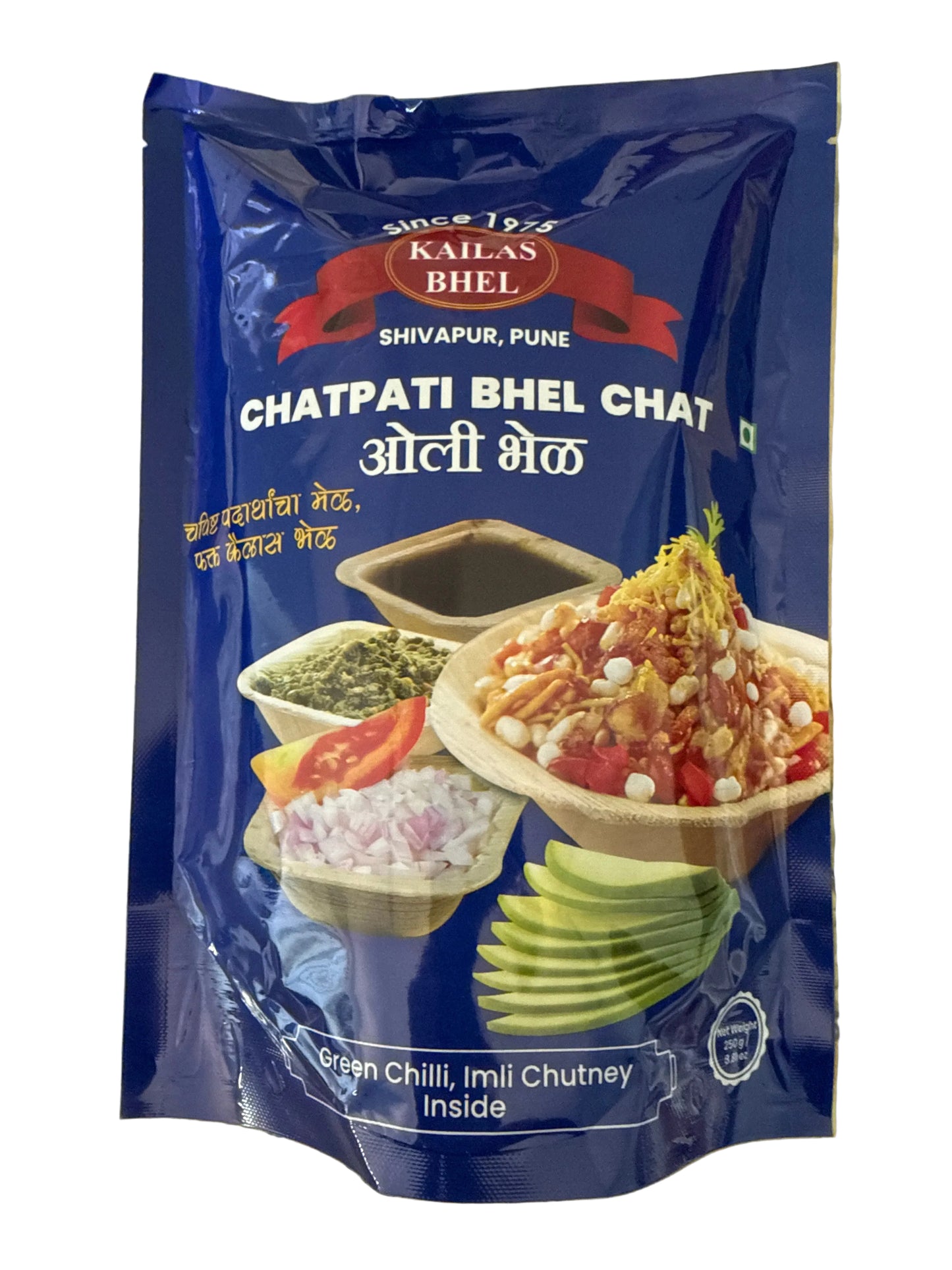 Kailash Bhel Mix with Green and Imli Chutney