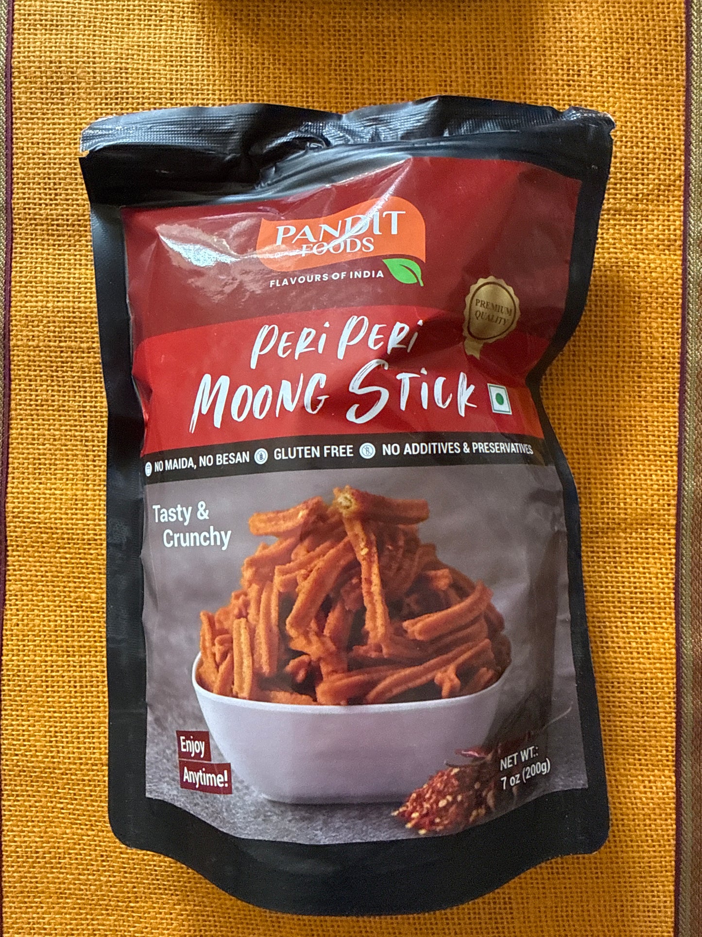 PANDIT FOODS Peri Peri Moong Stick - 200GM