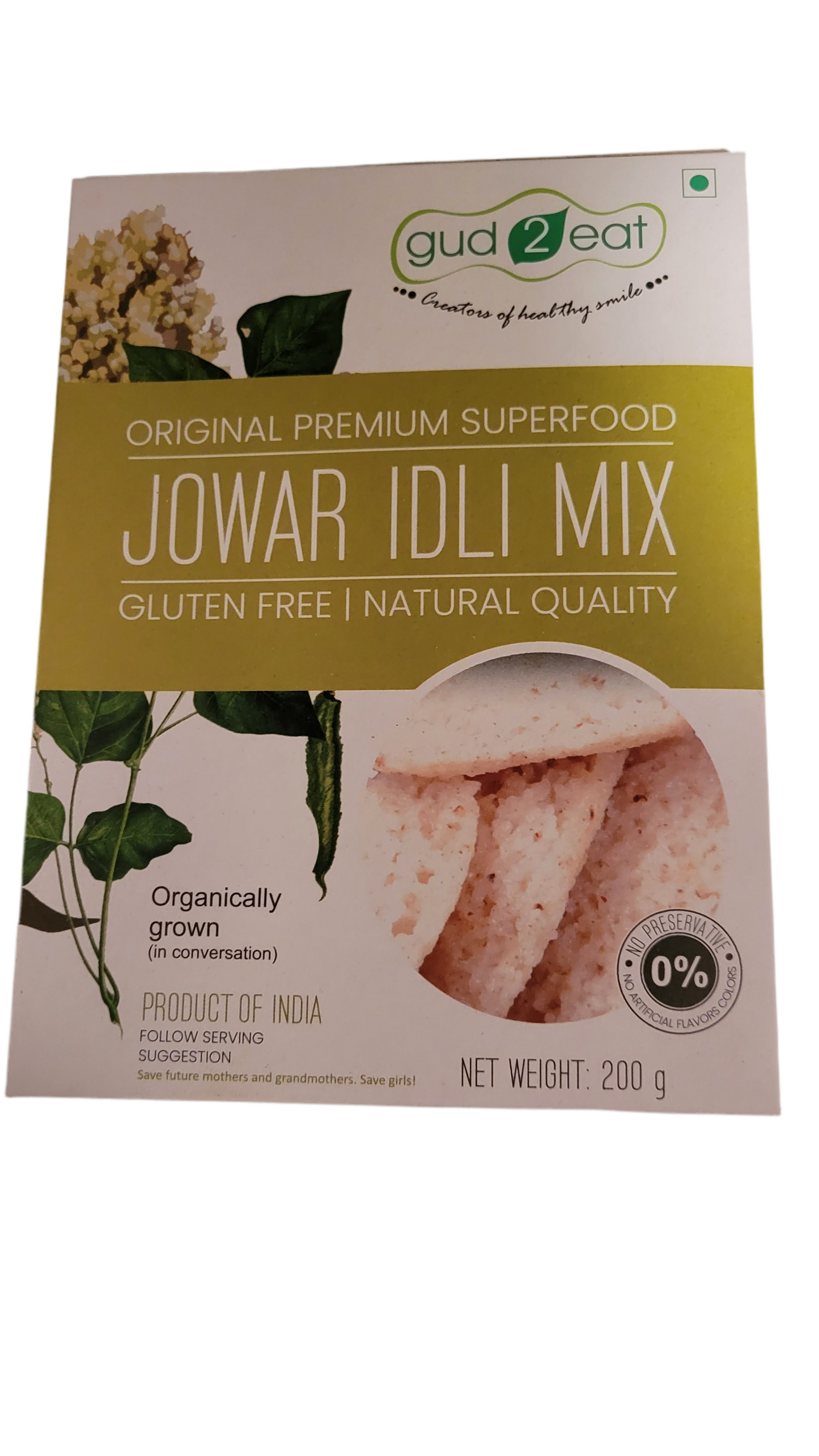 Gud2EatJowar Idli Mix