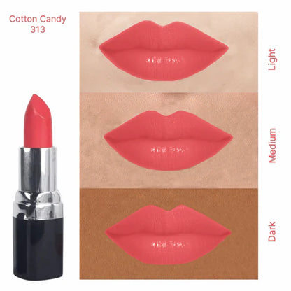 Barva - Natural Lipstick: shade : 313 Cotton Candy, Made with cow ghee, kokum butter & beeswax. Multi-purpose! use for blush, eyeshadow, contouring &lipstick