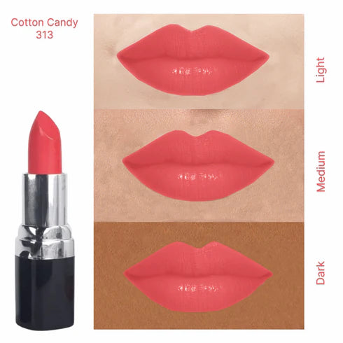 Barva - Natural Lipstick: shade : 313 Cotton Candy, Made with cow ghee, kokum butter & beeswax. Multi-purpose! use for blush, eyeshadow, contouring &lipstick
