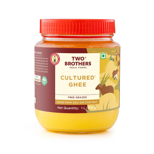 Two Brothers A2 Gir Cow Cultured Ghee