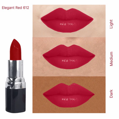 Barva - Natural Lipstick , Shade : 612 Elegant Red, Made with cow ghee, kokum butter & beeswax.