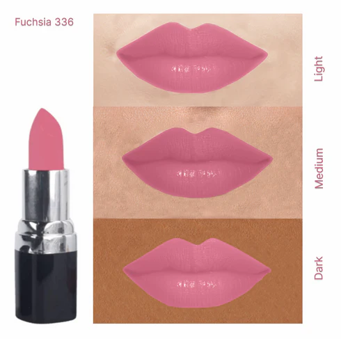Barva - Natural Lipstick: shade : 336 Fuschia, Made with cow ghee, kokum butter & beeswax. Multi-purpose! use for blush, eyeshadow, contouring &lipstick