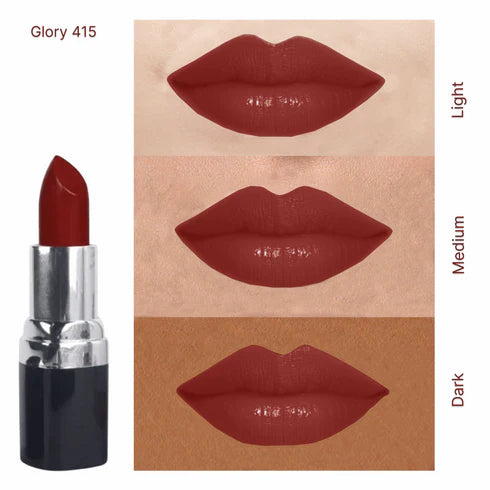 Barva - Natural Lipstick: shade : 415 Glory, Made with cow ghee, kokum butter & beeswax. Multi-purpose! use for blush, eyeshadow, contouring &lipstick