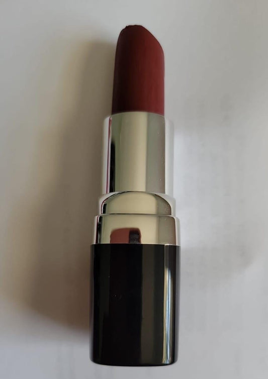 Barva - Natural Lipstick , Shade : 616 Wine Red Matte, Made with cow ghee, kokum butter & beeswax.