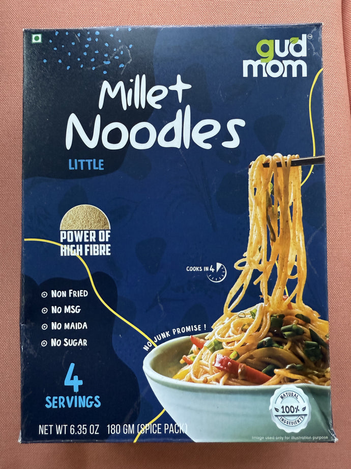 Gudmom Noodles - Little Millet(Ragi)