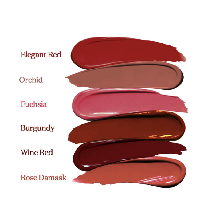 Barva - Natural Lipstick , Shade : 616 Wine Red Matte, Made with cow ghee, kokum butter & beeswax.