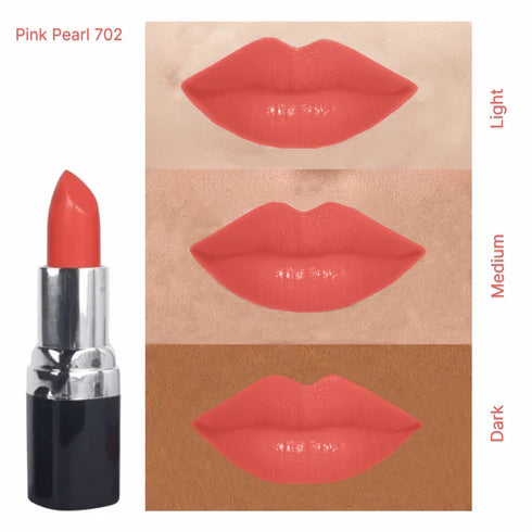 Barva - Natural Lipstick: shade : 702 Pink Pearl, Made with cow ghee, kokum butter & beeswax lipstick