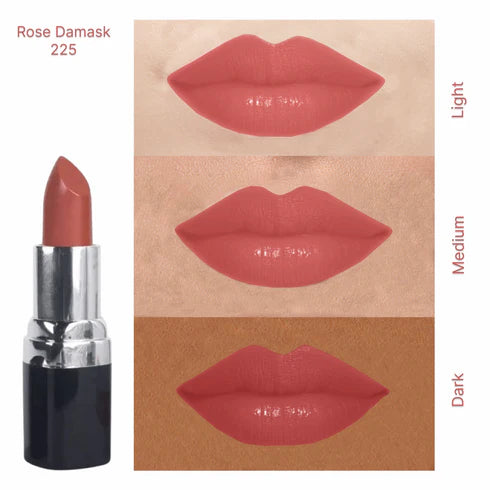 Barva - Natural Lipstick: shade : 225 Rose Damask, Made with cow ghee, kokum butter & beeswax lipstick