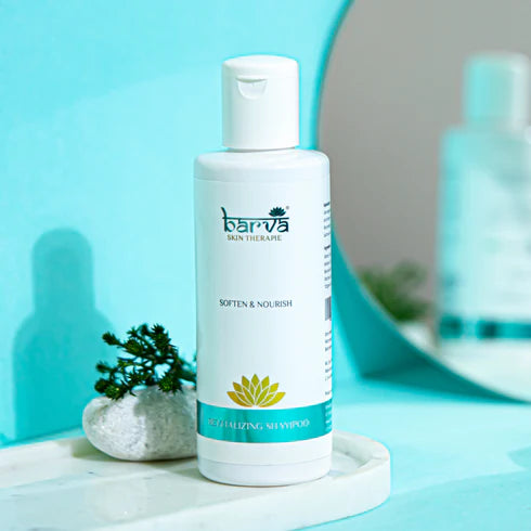 Barva Revitalizing Shampoo (SLS Free) with Amla, Fenugreek & Aloe Vera | ayurvedic sulphate-free paraben-free | suits dry hair, coloured hair