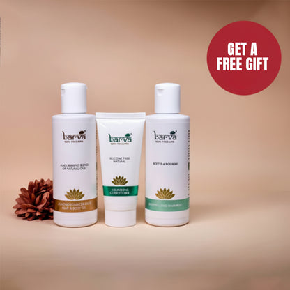 Hair Power Combo | Hair & Body Oil, Shampoo & Conditioner